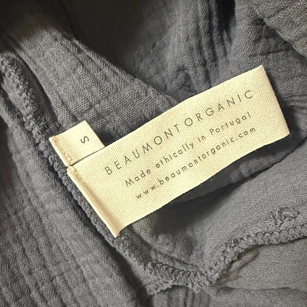 Beaumont Organic Ezili Organic Cotton Dress Pewter Small - Picture 7 of 7